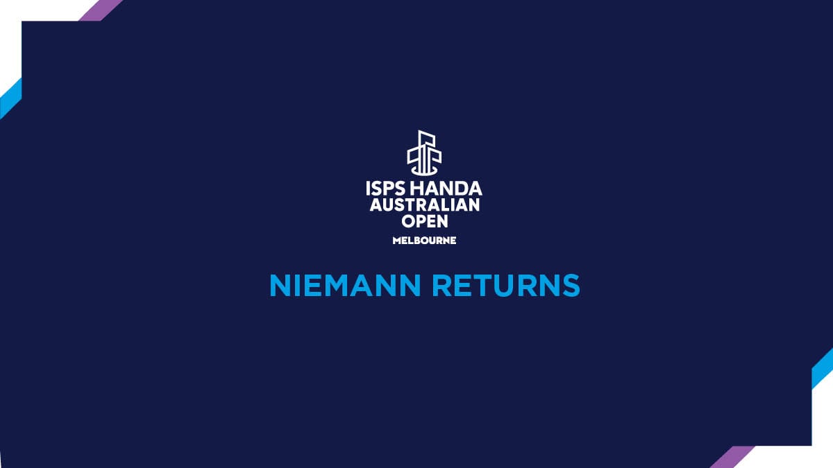 ISPS HANDA Australian Open 2024: Niemann Returns – Australian Golf Digest