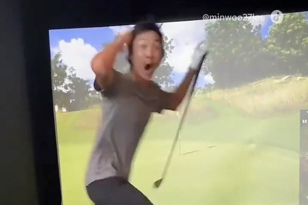 Yes, Chef!: Min Woo Lee makes simulator ace during rain delay at Australian PGA Championship – Australian Golf Digest