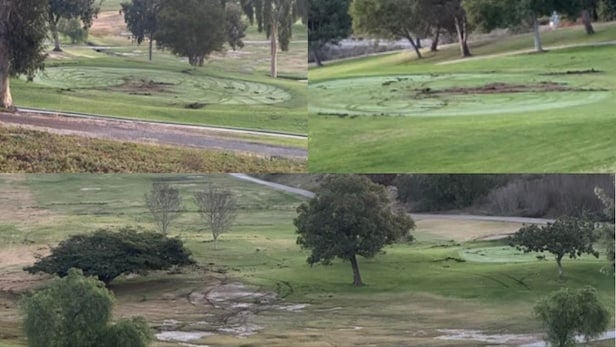 Three greens destroyed by vandals at the site of historic Tiger Woods win – Australian Golf Digest